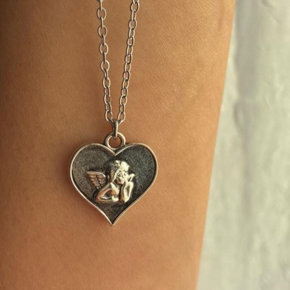 Women's Silver and Black Jewelry